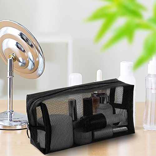 20 Piece Mesh Pouch Set (Cubic-Black / 7.4 inch*4.1 inch*2.5 inch)
