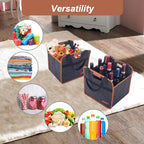 9 Bottle Wine Carrier Tote Bag (9 Bottle)