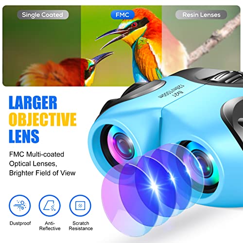 Binoculars for Kids Boys (Light blue)
