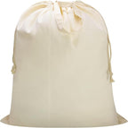 Canvas Laundry Bag 40in x 35in, Thick Cotton Laundry Bag by CALACH