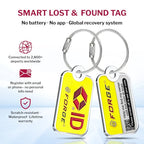 TSA Approved Luggage Locks with Lost & Found Tags for Travel and Home (Orange2 &TSID)