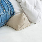 Buckwheat Neck Support Pillow Cervical Neck Cylinder Bolster Pillow (6*15 inch / Beige)