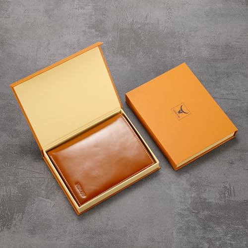 Leather Passport Holder for Travel (Antiqued Brown)