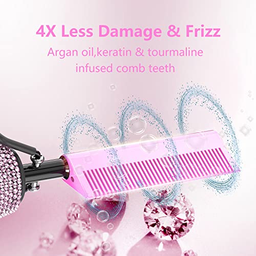 500℉ Hot Comb for Wigs (Pink)