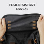 Canvas Duffle Bag (Dark Grey / Large-50L (Without Shoe Compartment))