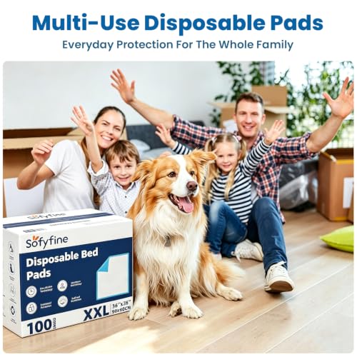 Extra Large Chucks Pads 36"x36" 100 Count (36" X 36"-100)