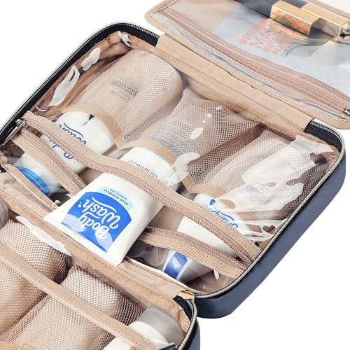 Travel Toiletry Bag for women (Medium / Aegean-Blue)