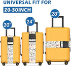 Luggage Straps for Suitcases Travel Belt Accessories, Cute Suitcase Strap - Image 2