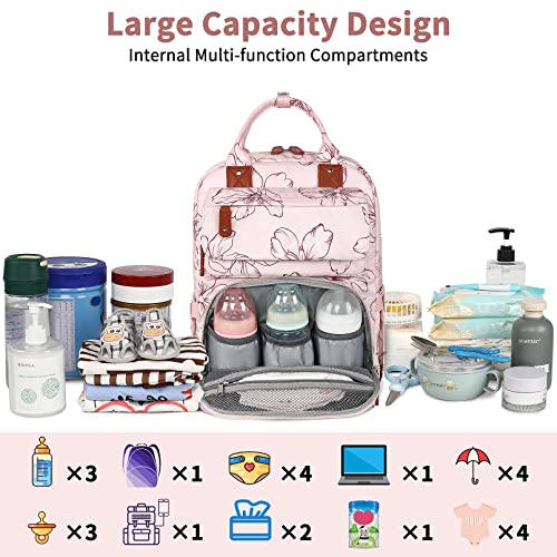 Diaper Bag Backpack (Pink)