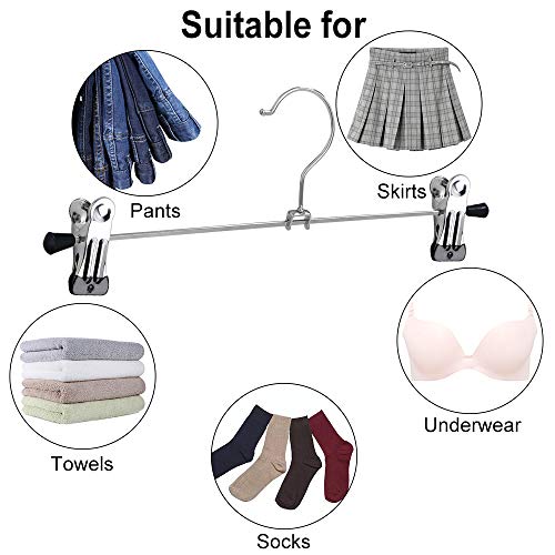 Pants Hangers with Clips (20 Pack)