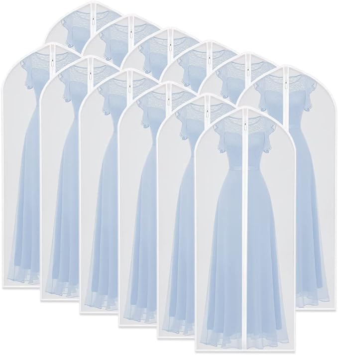 Dress Bags for Hanging Clothes Breathable Suit Bag Covers by HomeClean