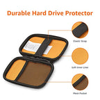 Small Hard Shell Portable External Hard Drive Carrying Case with Mesh Pocket for My Passport Essential (1 Pack / My Passport Essential Case)