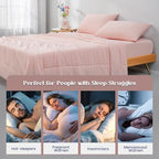 Temperature Regulating Comforter (Blush Pink / Premium Queen (90"x90"))