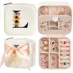 Small Travel Jewelry Case (white / L)