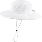 Home Prefer UPF 50+ Sun Hats for Men Women Foldable Wide Brim Fishing Hat Quick by HomePreferHatsCaps