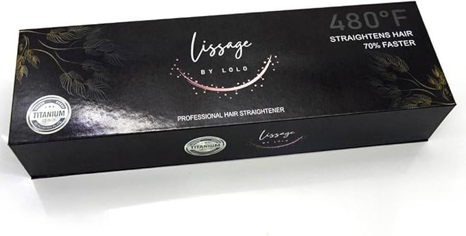 Professional Hair Straightener 1.5'' - Titanium Flat Iron Adjustable up to 450°F