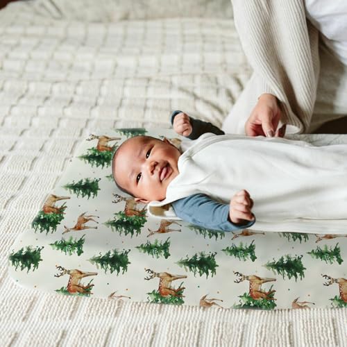 Changing Pad Covers for Baby (Deer Foliage / 32x16x5 Inch)