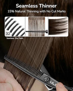Seamless Thinning Shears (Matte Black Seamless Shears)