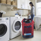 Backpack Laundry Bag (Red)
