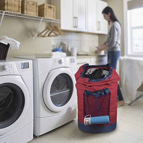 Backpack Laundry Bag (Red)