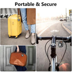 Compatible with Apple AirTag Secure Lock with Wire Cable (BLACK/GREY)