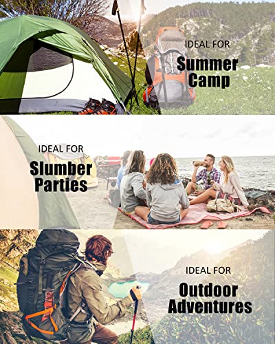 Sleeping Bags for Adults Warm Weather (2.2lb Navy Blue)