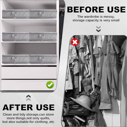 Packing Cubes for Travel Packing Organizers Compression Travel Cubes (Grey / Large)