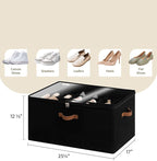 StorageWorks Shoe Organizer for Closet, Fits up to 24 Pairs, Shoe Cubby Storage - Image 3
