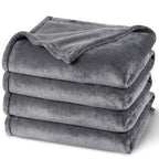Fleece Blanket Twin Size 76"x90" (Grey / Twin xl(76" X 90"))