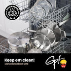 10 Piece Stainless Steel Cookware Set (10 Piece Set)