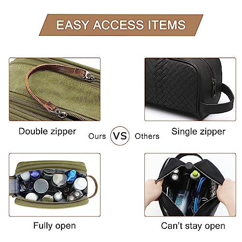 Toiletry Bag for Men (Green / Medium)