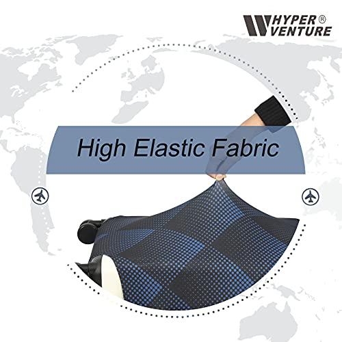 Travel Luggage Cover Suitcase Protector Fits 18 (Blue Cube / S)