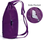 ZOORON Waterproof Drawstring Gym Backpack Bag - Image 3