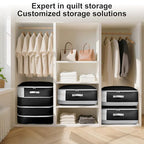 Comforter Storage Bag (Black / 2 Pack)