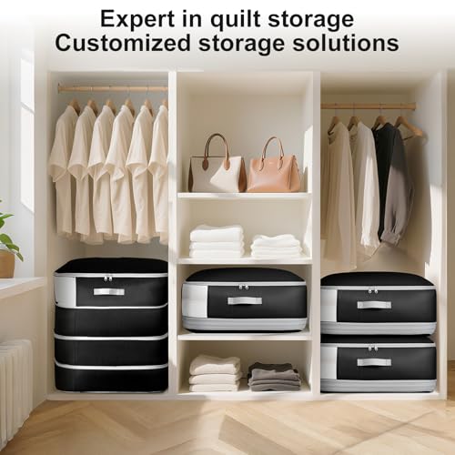 Comforter Storage Bag (Black / 2 Pack)