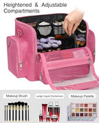 Makeup Brush Bag (Pink)