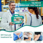 150 Pieces Hardcase First Aid Kit (150 Pieces)