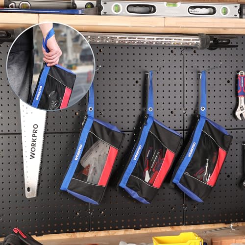 12" Tool Pouches with Zipper (Black)