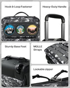 Rolling Tactical Laptop Backpack (Black Camo)