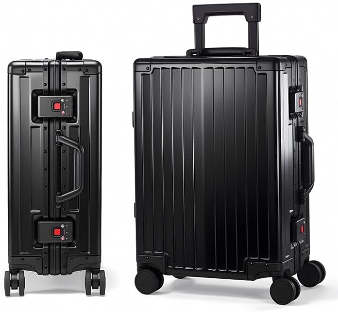 All Aluminum Carry On Luggage 22x14x9 Airline Approved，Hard Shell Carry On by VentureVault