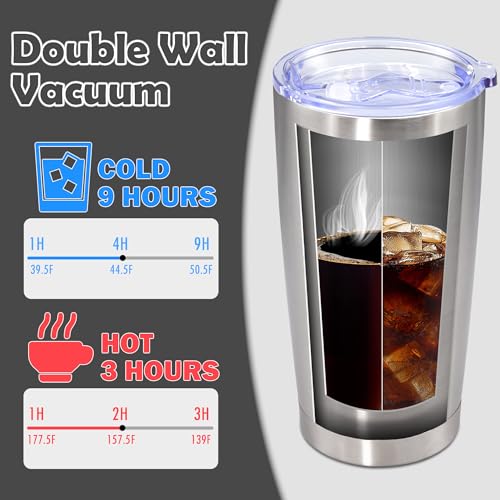 20oz Tumbler Stainless Steel Tumbler Coffee Tumbler with Lid SS (Stainless Steel)