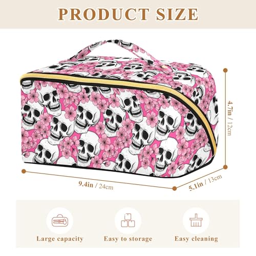 Makeup Organizer Bag (Skulls 084)