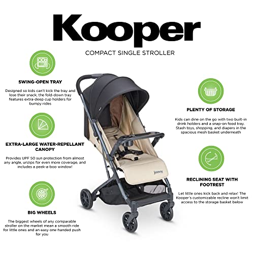 Kooper Lightweight Compact Baby Stroller (Kooper / Sand)