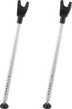 2 Pack Door Security Bar & Sliding Patio Door Lock Bar – Heavy Duty Adjustable by Bestongbestservicesforyou