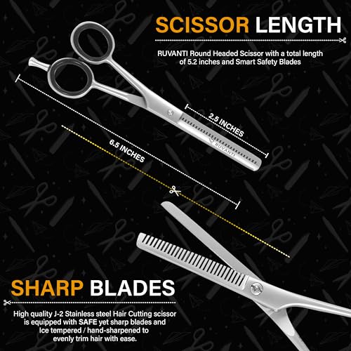 Thinning Shears For Hair Cutting (Silver Hair Thinner)