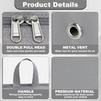 Packing Cubes for Travel Packing Organizers Compression Travel Cubes (Grey / Large)