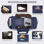 Canvas Duffle Bag (Blue / X-Large-60L (Without Shoe Compartment))