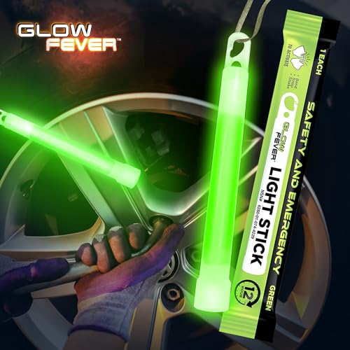 Emergency Safety Military Grade Glow Sticks (10PCS / Green)