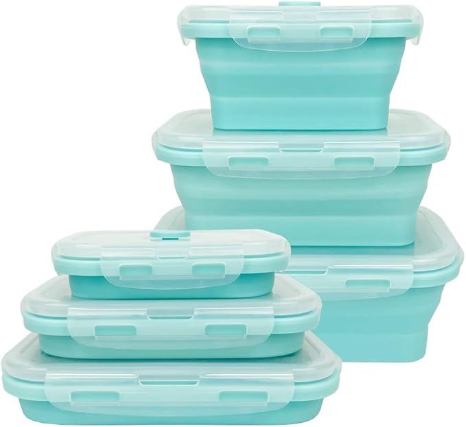 CARTINTS Silicone Collapsible Food Storage Containers-Prep/Storage Bowls by CARTINTS