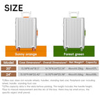 20 Inch Hardshell Carry (Silver orange / 20 Inch Carry on Luggage)